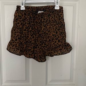 cheetah print shorts
